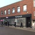 The back entrance of the defunct Topshop, Christmas Day and Other Stuff, Diss, Brome and Norwich - 25th December 2022