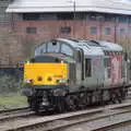 Class 37 37608 'Andromeda' at Norwich station, Christmas Day and Other Stuff, Diss, Brome and Norwich - 25th December 2022