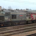 The ancient Class 37 Andromeda by our train, Christmas Day and Other Stuff, Diss, Brome and Norwich - 25th December 2022