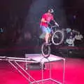 World-record UK cyclist Andrei Burton, The Hippodrome Christmas Spectacular, Great Yarmouth, Norfolk - 29th December 2022