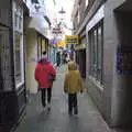 Isobel and Harry explore one of the famous Rows, The Hippodrome Christmas Spectacular, Great Yarmouth, Norfolk - 29th December 2022