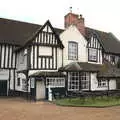 Isobel outside the Hoxne Swan, Winter Walks around Brome and Hoxne, Suffolk - 2nd January 2023