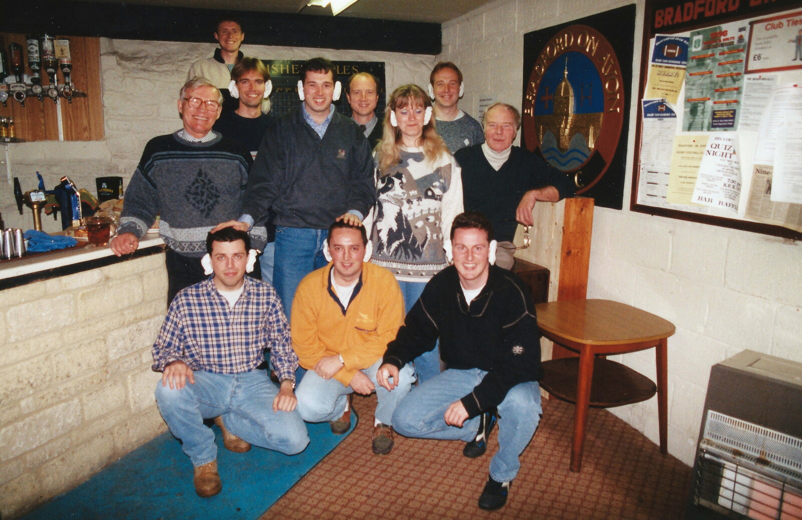 The Grandad Archive, Various Locations - 7th January 2023: A group of air traffic trainees, Bradford on Avon 1998