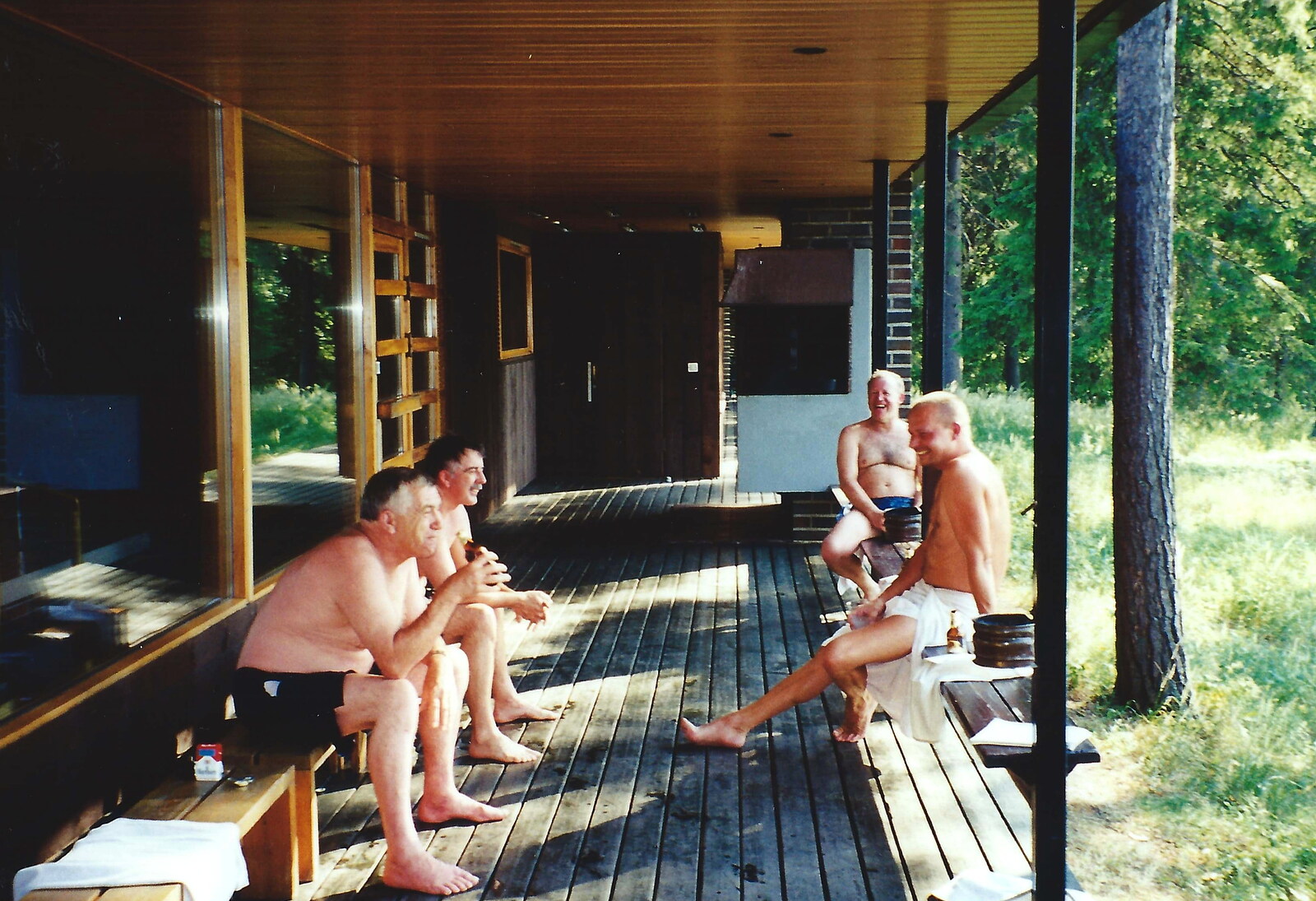 The Grandad Archive, Various Locations - 7th January 2023: Trevor's mates do a sauna in Finland