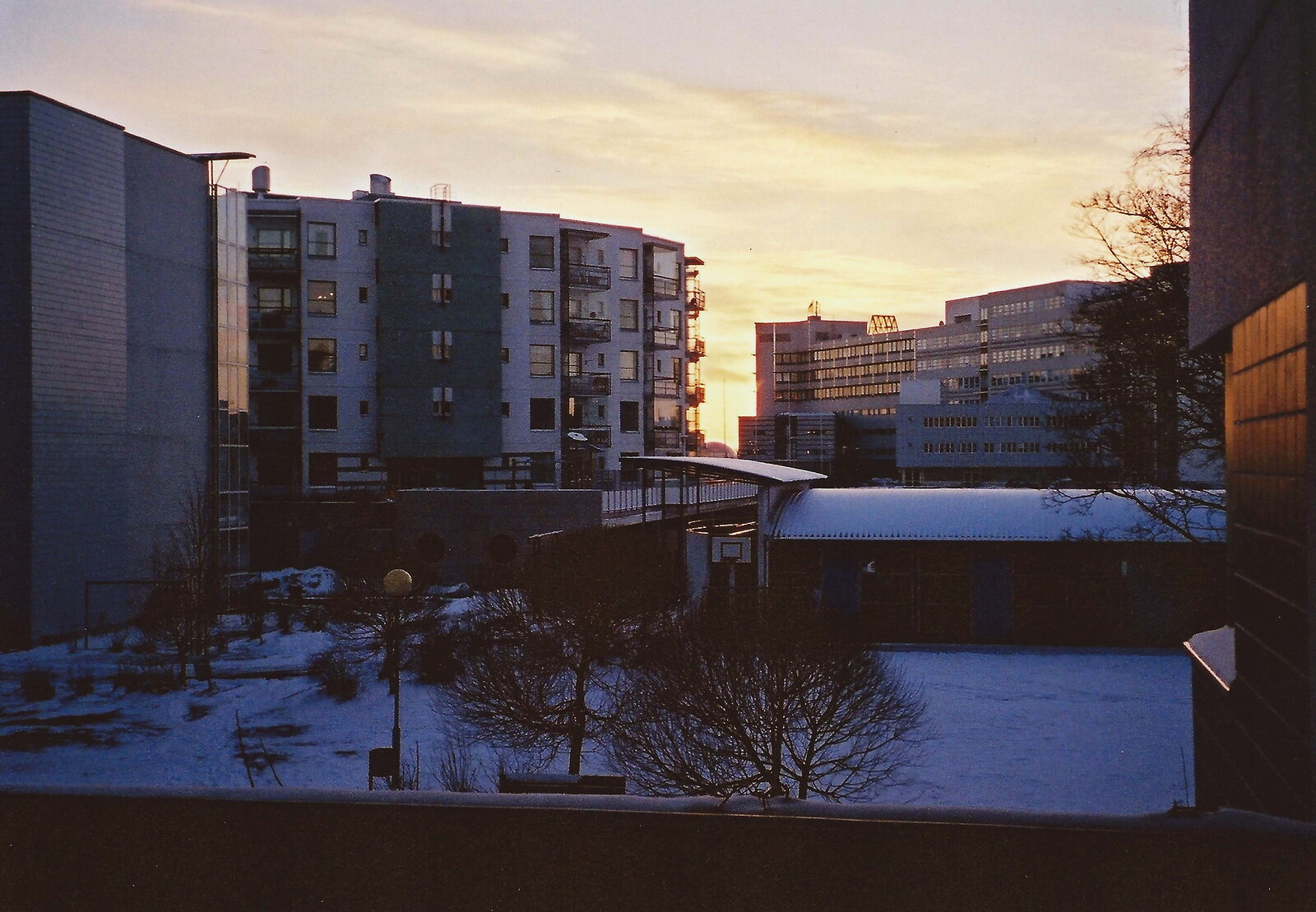The Grandad Archive, Various Locations - 7th January 2023: The view from the flat in Vantaa, Helsinki