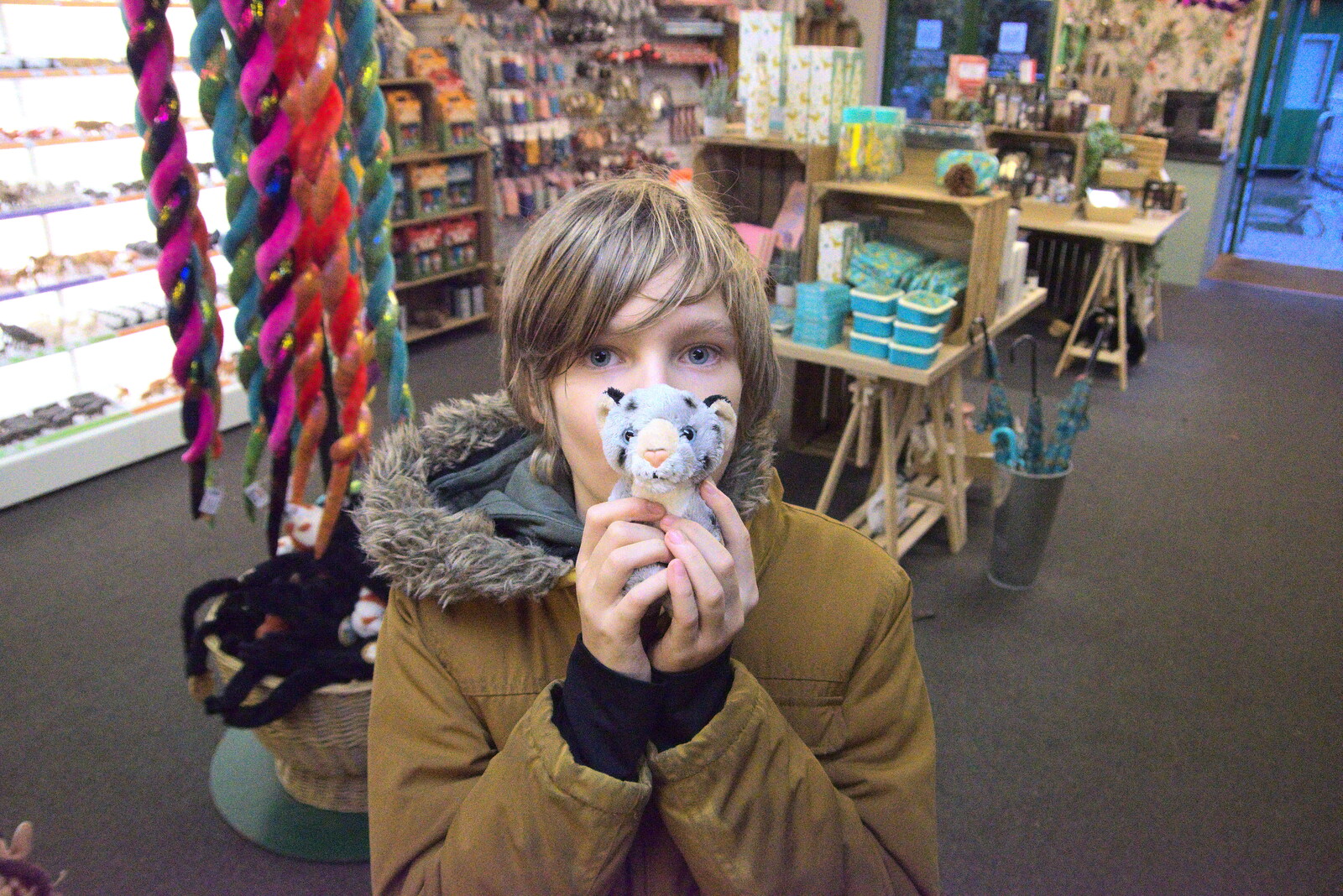 A Few Hours at the Zoo, Banham, Norfolk - 8th January 2023: We stop in the gift shop to buy more things