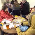 More games in the village hall, A Frosty Walk Around Brome, Suffolk - 22nd January 2023