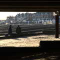 A view of Felixstowe from under the pier, A Short Trip to Felixstowe, Suffolk - 22nd January 2023