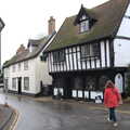 Isobel heads into the Green Dragon pub, A Postcard from Wymondham, Norfolk - 26th January 2023