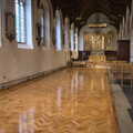 The herringbone floor has been re-varnished, A Postcard from Wymondham, Norfolk - 26th January 2023
