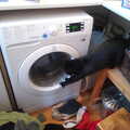 Cat really wants to get into the washing machine, Cameraphone Catch-up and a B-17 Crash, Brome, Suffolk - 4th February 2023
