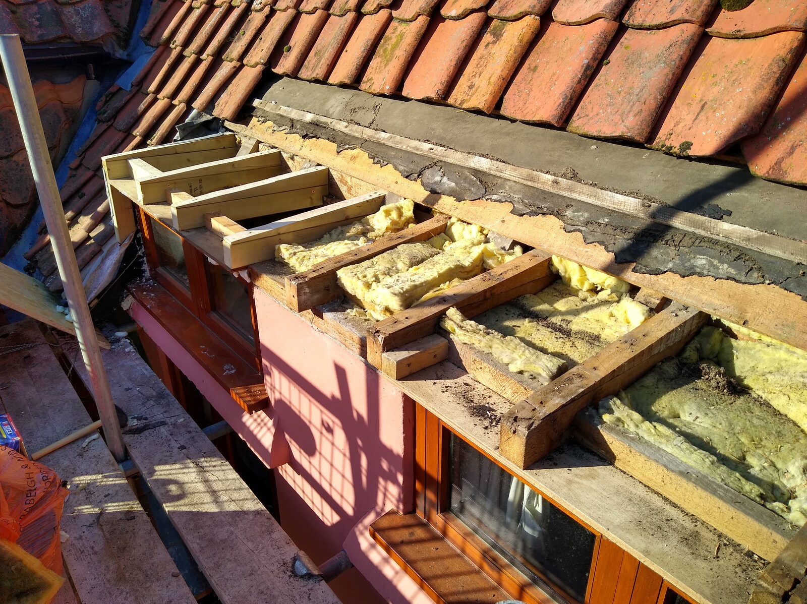Rotten joists are replaced from Another Walk to The Swan, Hoxne, Suffolk - 5th February 2023