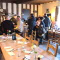 Phil and Suey are at the bar, Another Walk to The Swan, Hoxne, Suffolk - 5th February 2023