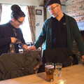 Suey and Marc, Another Walk to The Swan, Hoxne, Suffolk - 5th February 2023