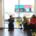 We wait in the Hertz/Dollar car-hire office, Blackrock North and Newgrange, County Louth, Ireland - 16th February 2023