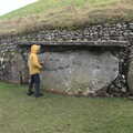 Harry gets in touch with the ancestors, Blackrock North and Newgrange, County Louth, Ireland - 16th February 2023