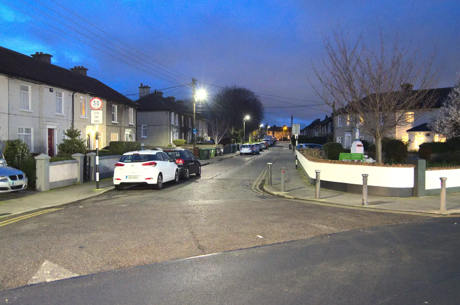 Oliver Plunkett Avenue in Monkstown, from Blackrock North and Newgrange, County Louth, Ireland - 16th February 2023