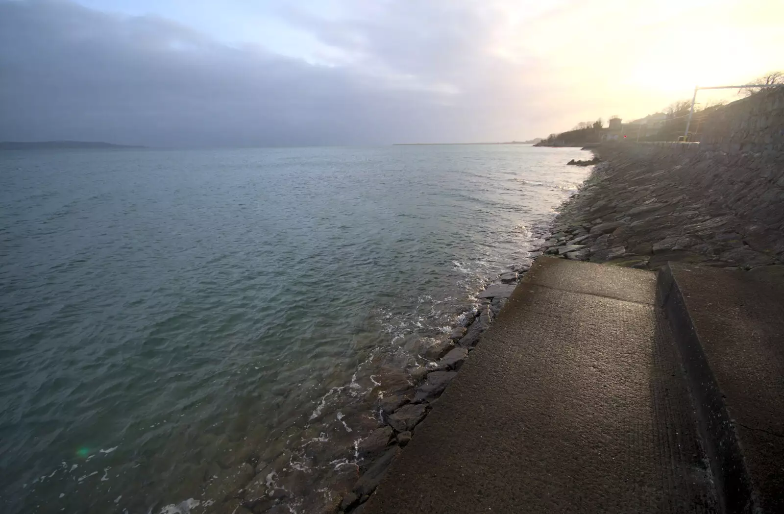 Looking down the coast towards Dun Laoghaire, from The Dead Zoo, Dublin, Ireland - 17th February 2023