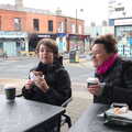 Fred and Evelyn have a pastry at Parlour Café, The Dead Zoo, Dublin, Ireland - 17th February 2023