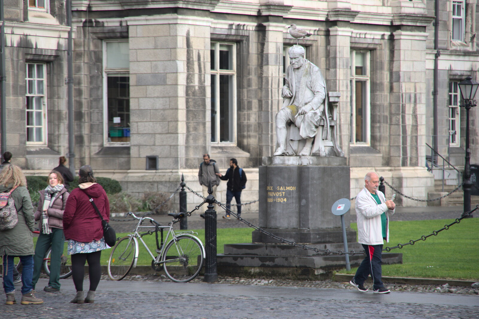 The Dead Zoo, Dublin, Ireland - 17th February 2023: A statue of George Salmon, provost of Trinity