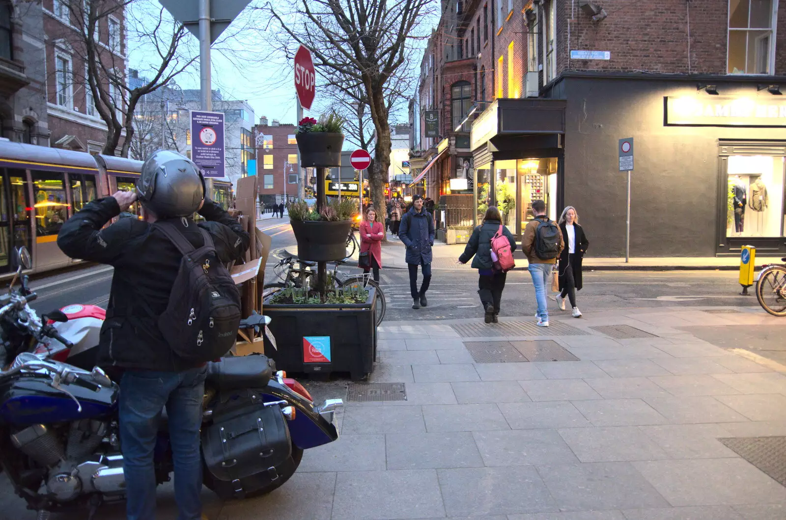 Life on Dawson Street, from The Dead Zoo, Dublin, Ireland - 17th February 2023