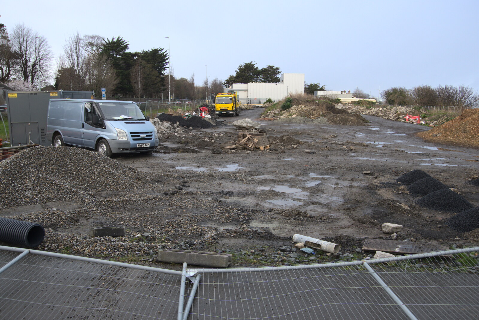 The End of the Breffni, Blackrock, Dublin - 18th February 2023: Booterstown's getting some sort of skate park