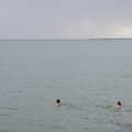 Evelyn and Isobel are in the sea again, The End of the Breffni, Blackrock, Dublin - 18th February 2023
