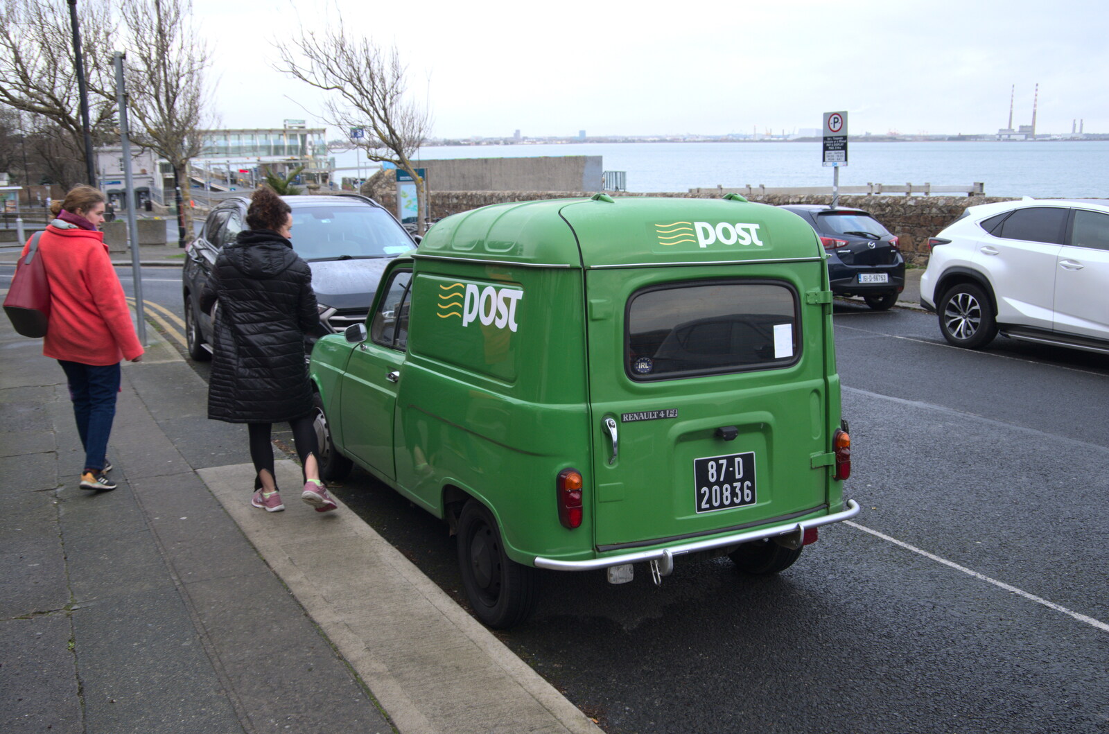 The End of the Breffni, Blackrock, Dublin - 18th February 2023: A cool 1987 Renault 4 post van on Idrone Terrace