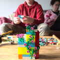 Some of Fred's pick'n'mix Lego, The End of the Breffni, Blackrock, Dublin - 18th February 2023