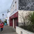 Isobel roams around with a bubble tea in hand, The End of the Breffni, Blackrock, Dublin - 18th February 2023
