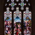 Nice stained window in St. John the Baptist, Lunch in Harleston, Norfolk - 1st March 2023
