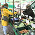 Isobel buys some veg off the market, Lunch in Harleston, Norfolk - 1st March 2023