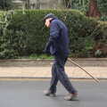An old geezer takes forever to cross the road, Lunch in Harleston, Norfolk - 1st March 2023