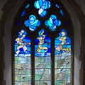Nice modern stained glass in St. John's, Lunch in Harleston, Norfolk - 1st March 2023