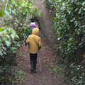 Harry follows Isobel down the path to Eye , A Short Walk in the Woods, Eye, Suffolk - 4th March 2023