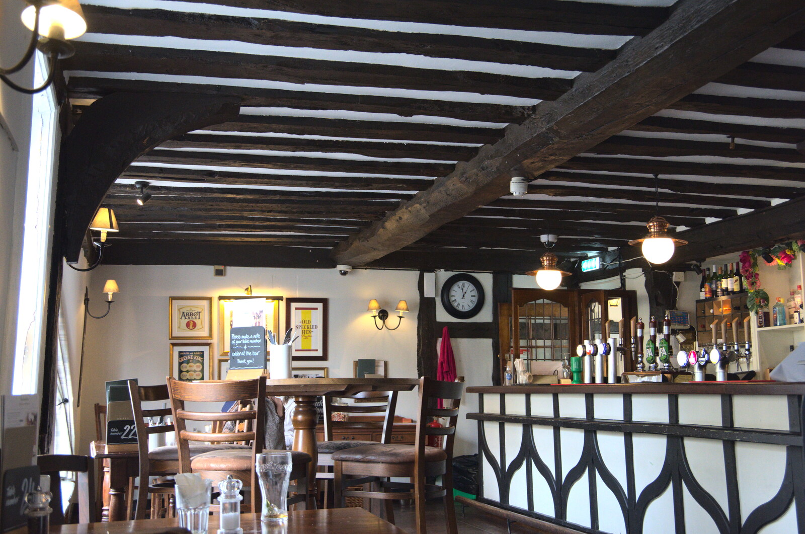The impressive main bar of the Bell Inn from A Postcard from Thetford, Norfolk - 15th March 2023