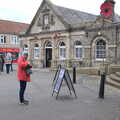 Isobel roams around the Market Place, A Postcard from Thetford, Norfolk - 15th March 2023