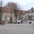 A memorial on the Market Place, A Postcard from Thetford, Norfolk - 15th March 2023