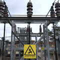 Electrical busbars and a danger of death, A Postcard from Thetford, Norfolk - 15th March 2023