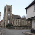St. Peter's Church on White Hart Street, A Postcard from Thetford, Norfolk - 15th March 2023