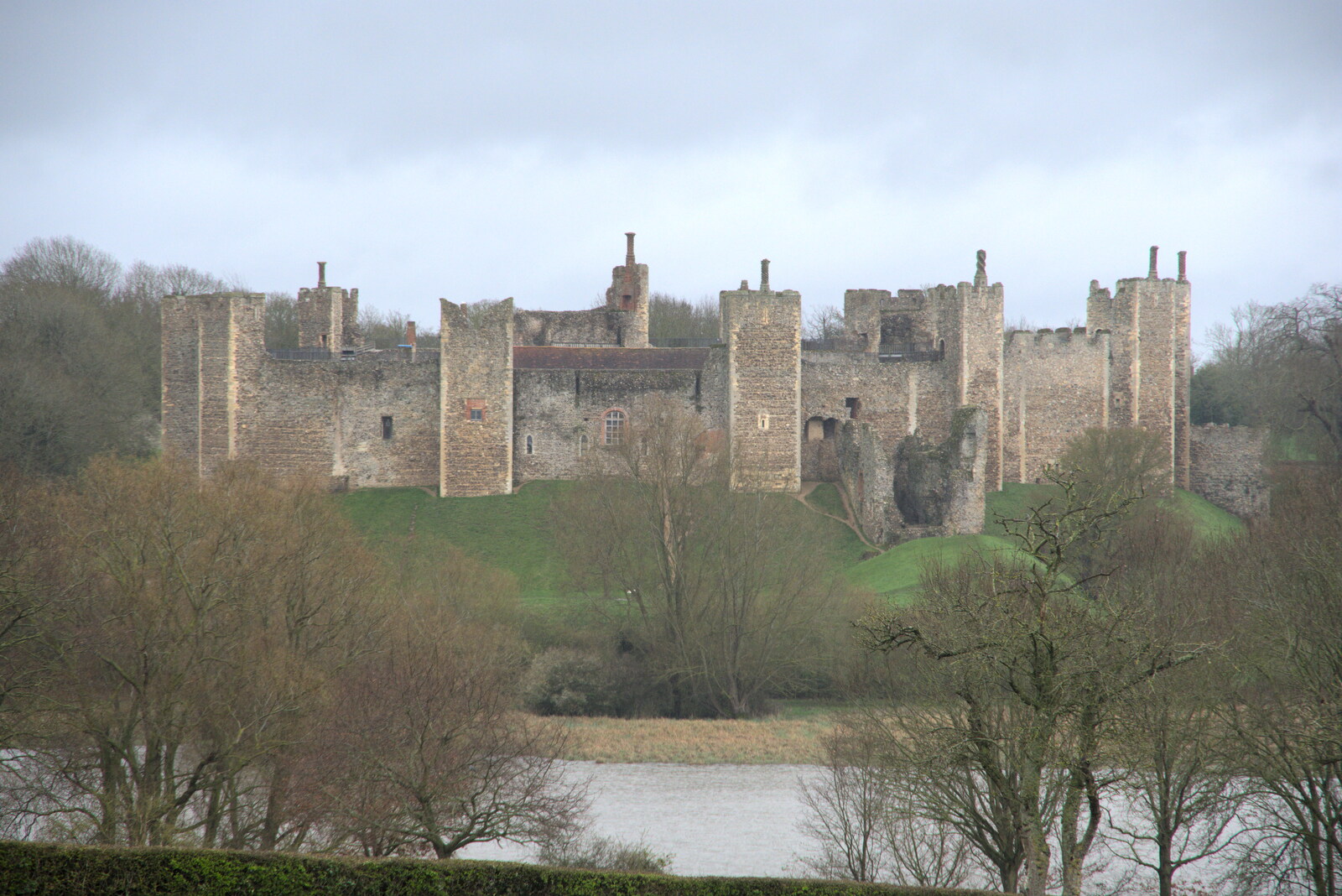 A view of Framlingham from the college from A Day in New Milton, Hampshire - 3rd April 2023