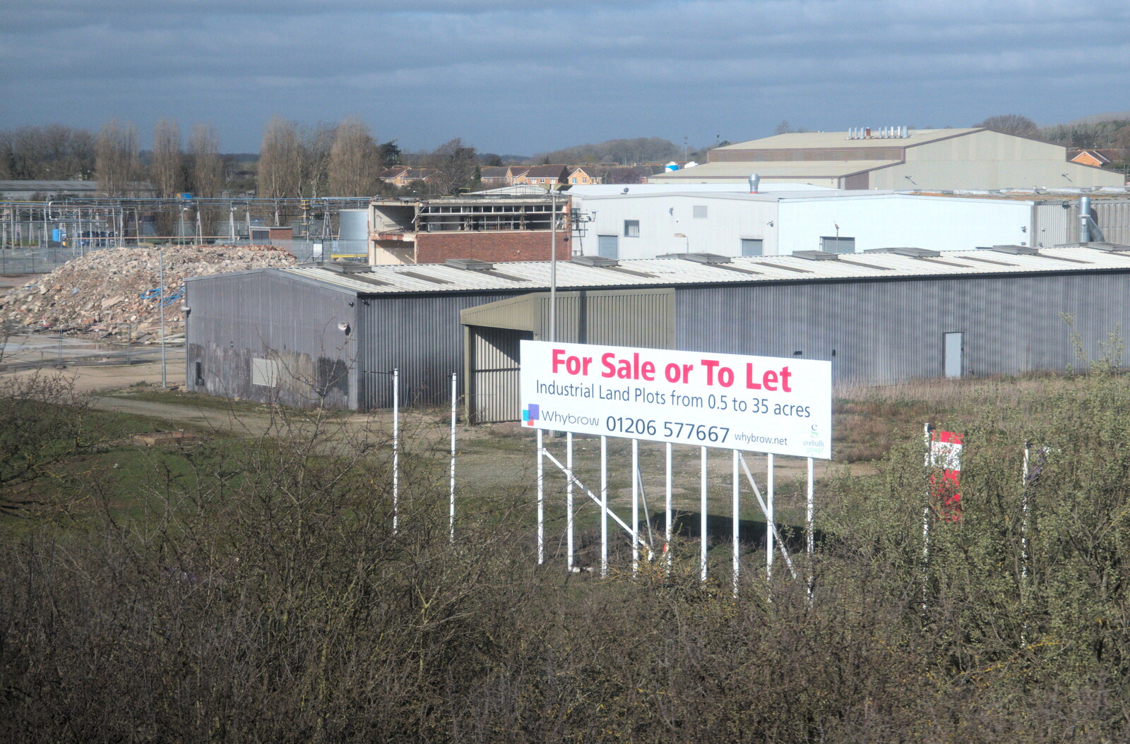 The old Xylotol/Wardle-Storey site is for sale from A Day in New Milton, Hampshire - 3rd April 2023