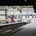 A quiet platform 4 and 5 at Waterloo, A Day in New Milton, Hampshire - 3rd April 2023