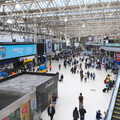 Waterloo Station from up on the balcony, A Day in New Milton, Hampshire - 3rd April 2023