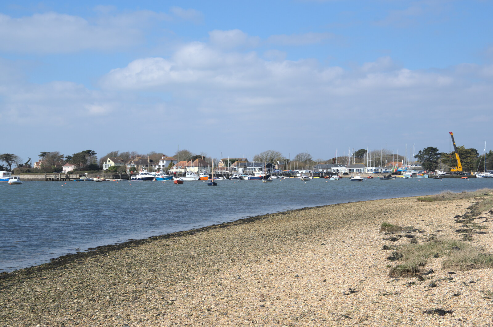 Keyhaven and its forest of boat masts from A Day in New Milton, Hampshire - 3rd April 2023