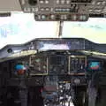 The flight deck of a BAe 146, A Day in New Milton, Hampshire - 3rd April 2023