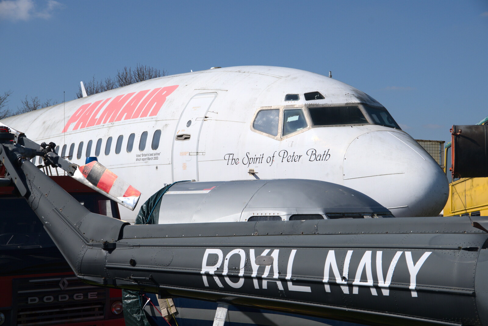 A 737-229, repainted in the livery of PalmAir from A Day in New Milton, Hampshire - 3rd April 2023