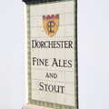 A nice tiled sign for Dorchester beers, A Day in New Milton, Hampshire - 3rd April 2023