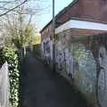 Graffiti on the old Quaker Meeting House, A Day in New Milton, Hampshire - 3rd April 2023