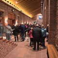 Crowds mingle before the performance, Fred and the Orchestra, Snape Maltings, Suffolk - 5th April